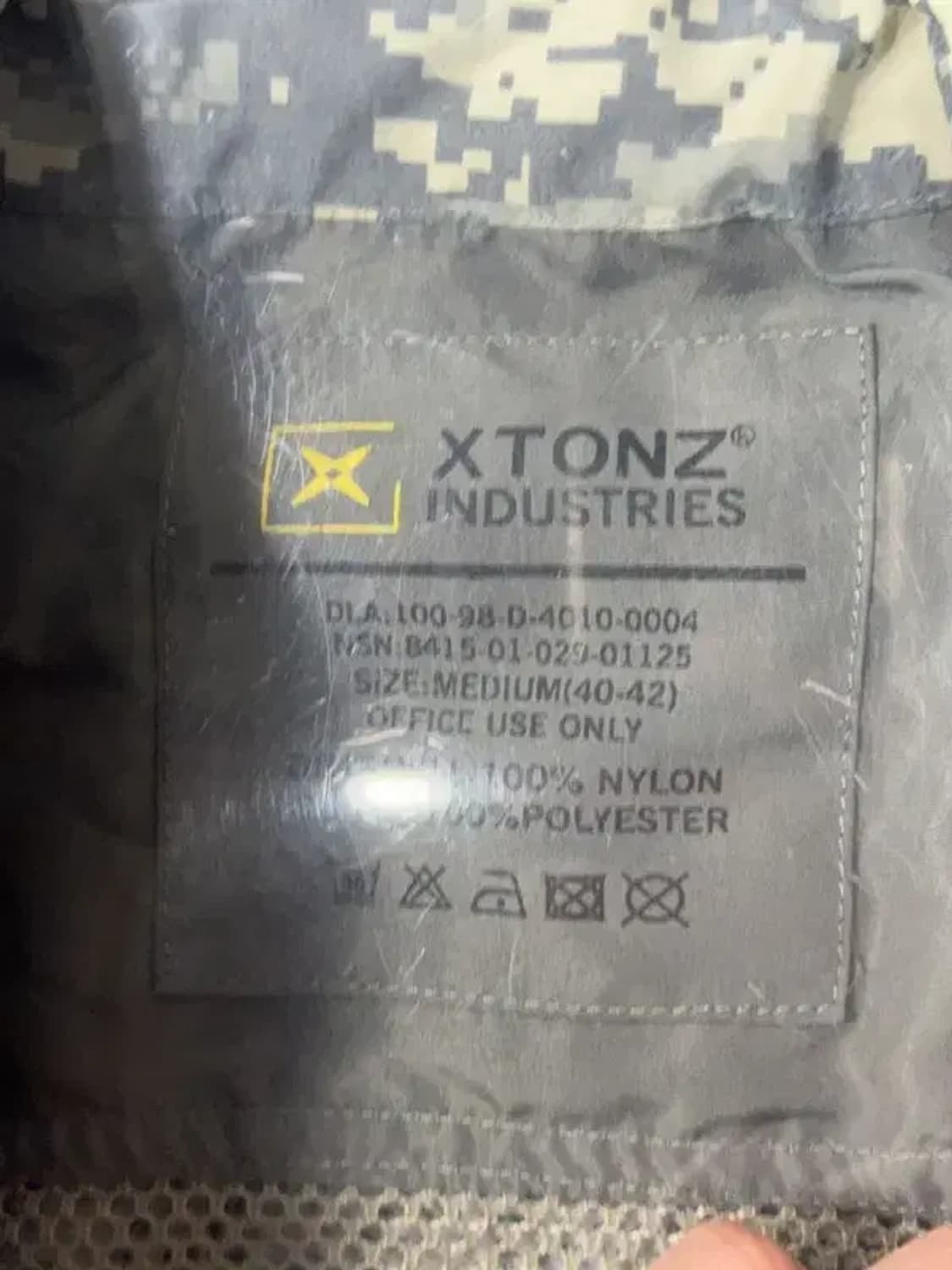 엑스톤즈 밀리터리 카모 테크웨어 조끼 M 상품이미지7