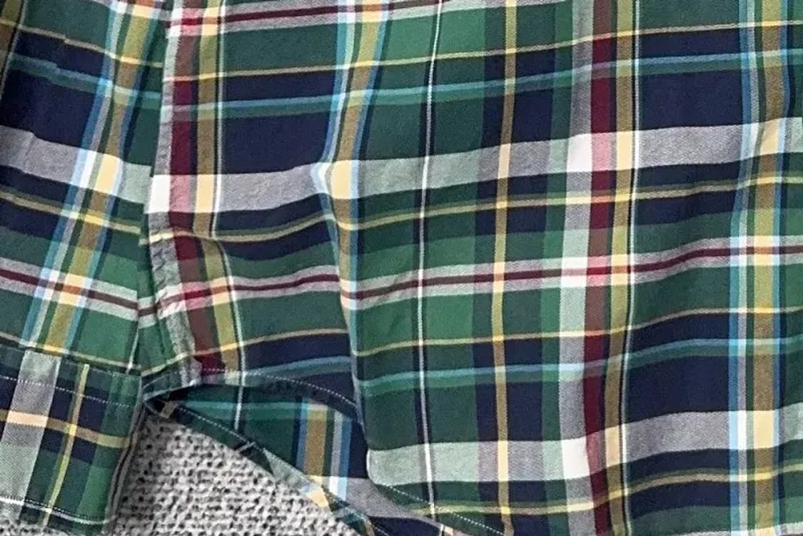 폴로 빈티지 체크 그린 셔츠 M 상품이미지6