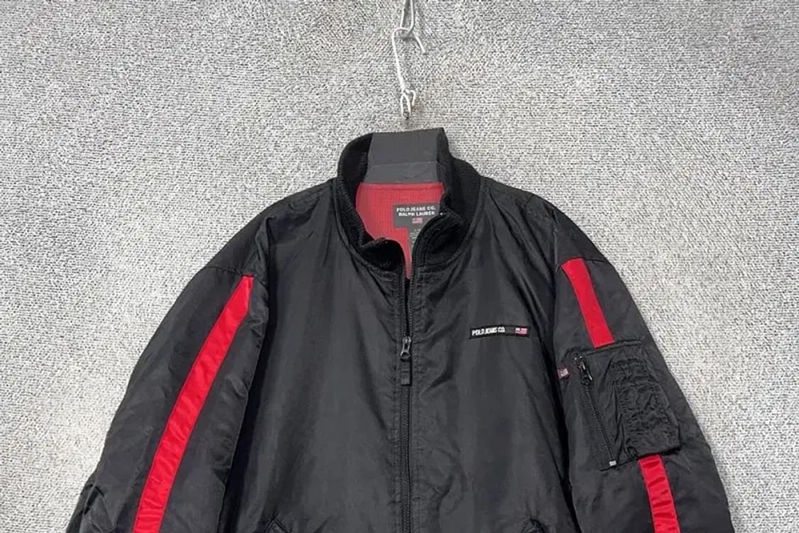 폴로 검빨 빈티지 MA-1 항공 점퍼 L 상품이미지3