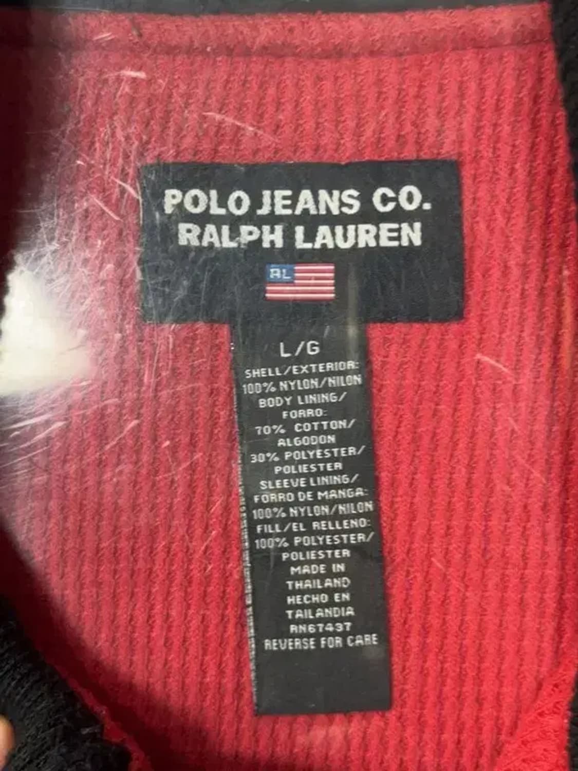 폴로 검빨 빈티지 MA-1 항공 점퍼 L 상품이미지8