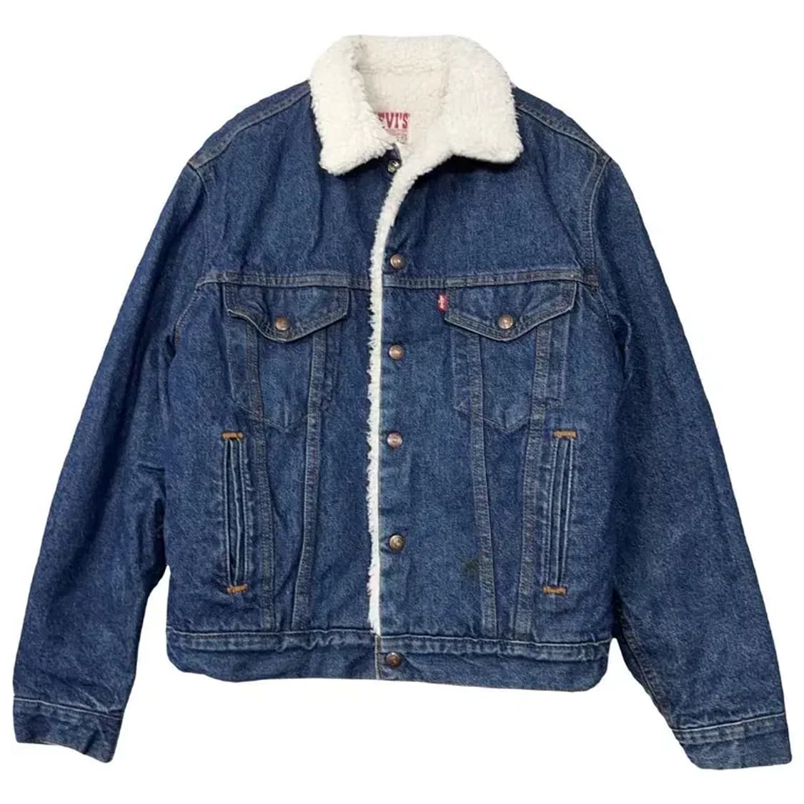 리바이스 USA 빈티지 양털 쉐르파 데님 자켓 XL 상품이미지1