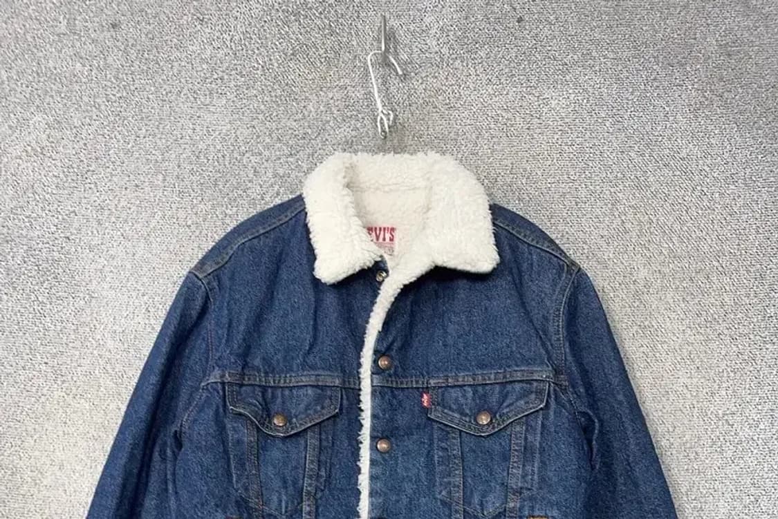 리바이스 USA 빈티지 양털 쉐르파 데님 자켓 XL 상품이미지3