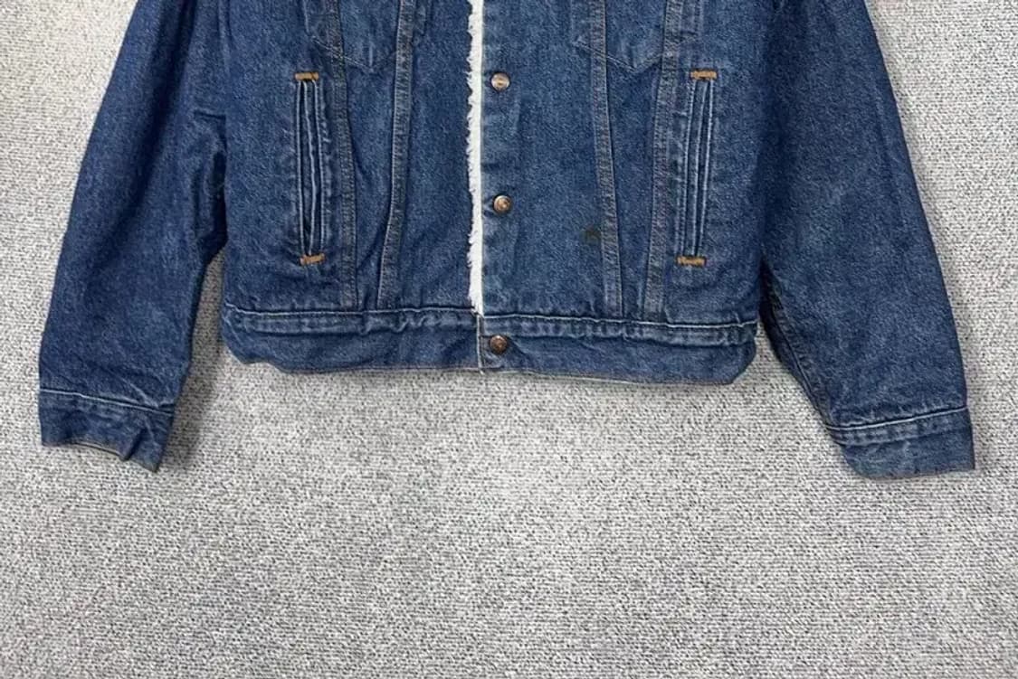 리바이스 USA 빈티지 양털 쉐르파 데님 자켓 XL 상품이미지4