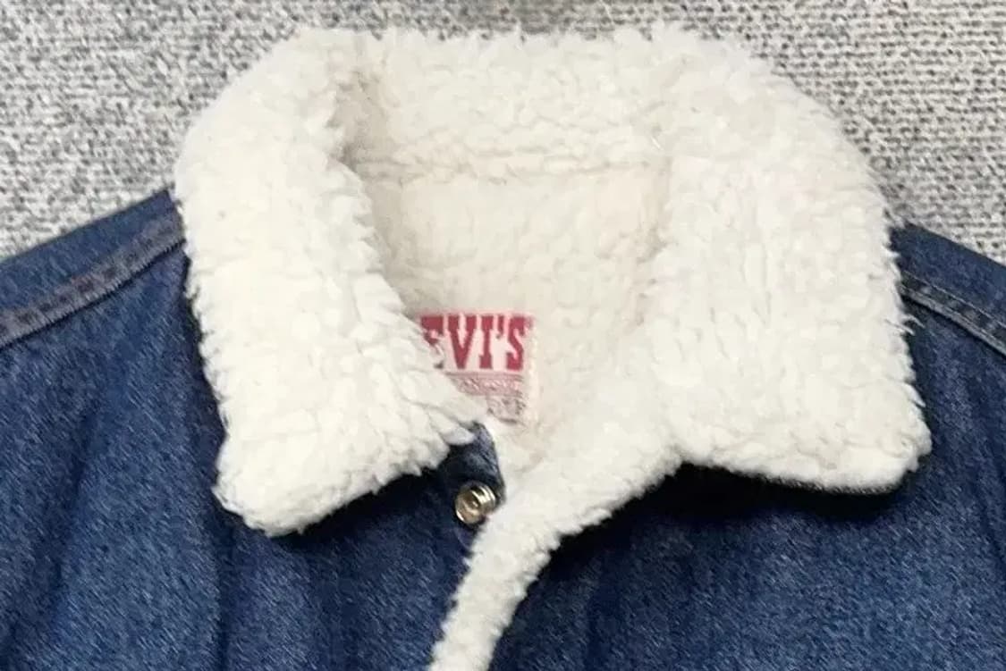리바이스 USA 빈티지 양털 쉐르파 데님 자켓 XL 상품이미지5