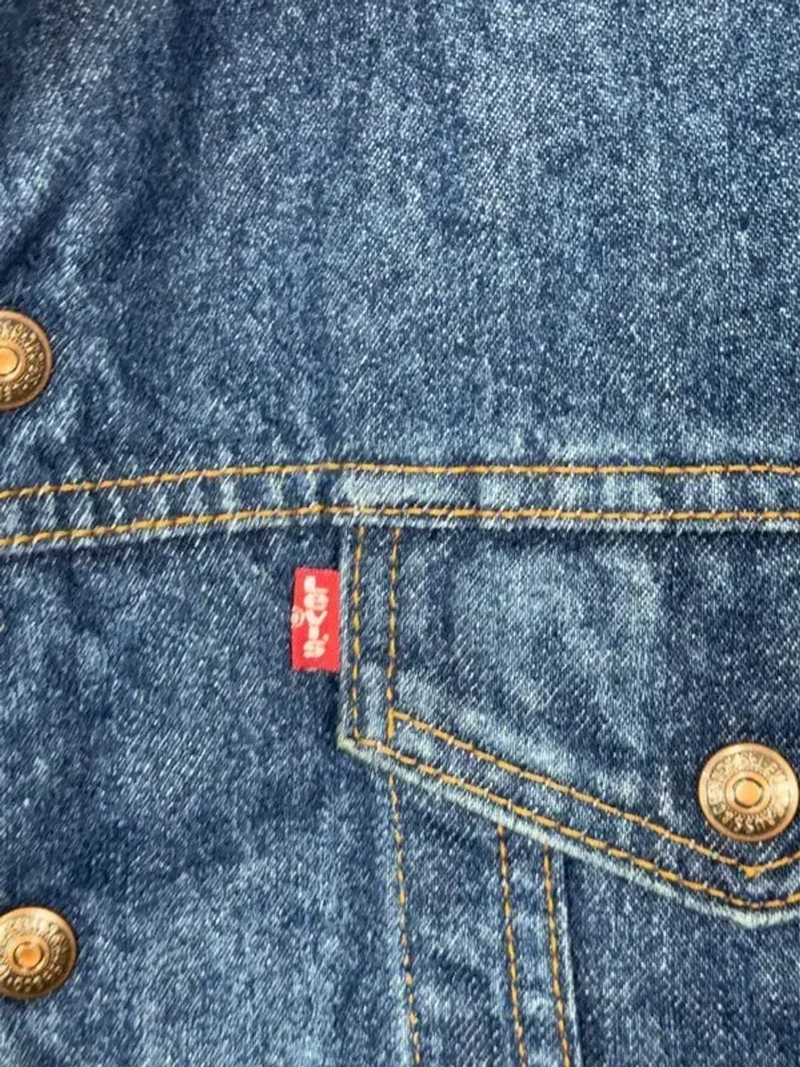 리바이스 USA 빈티지 양털 쉐르파 데님 자켓 XL 상품이미지7