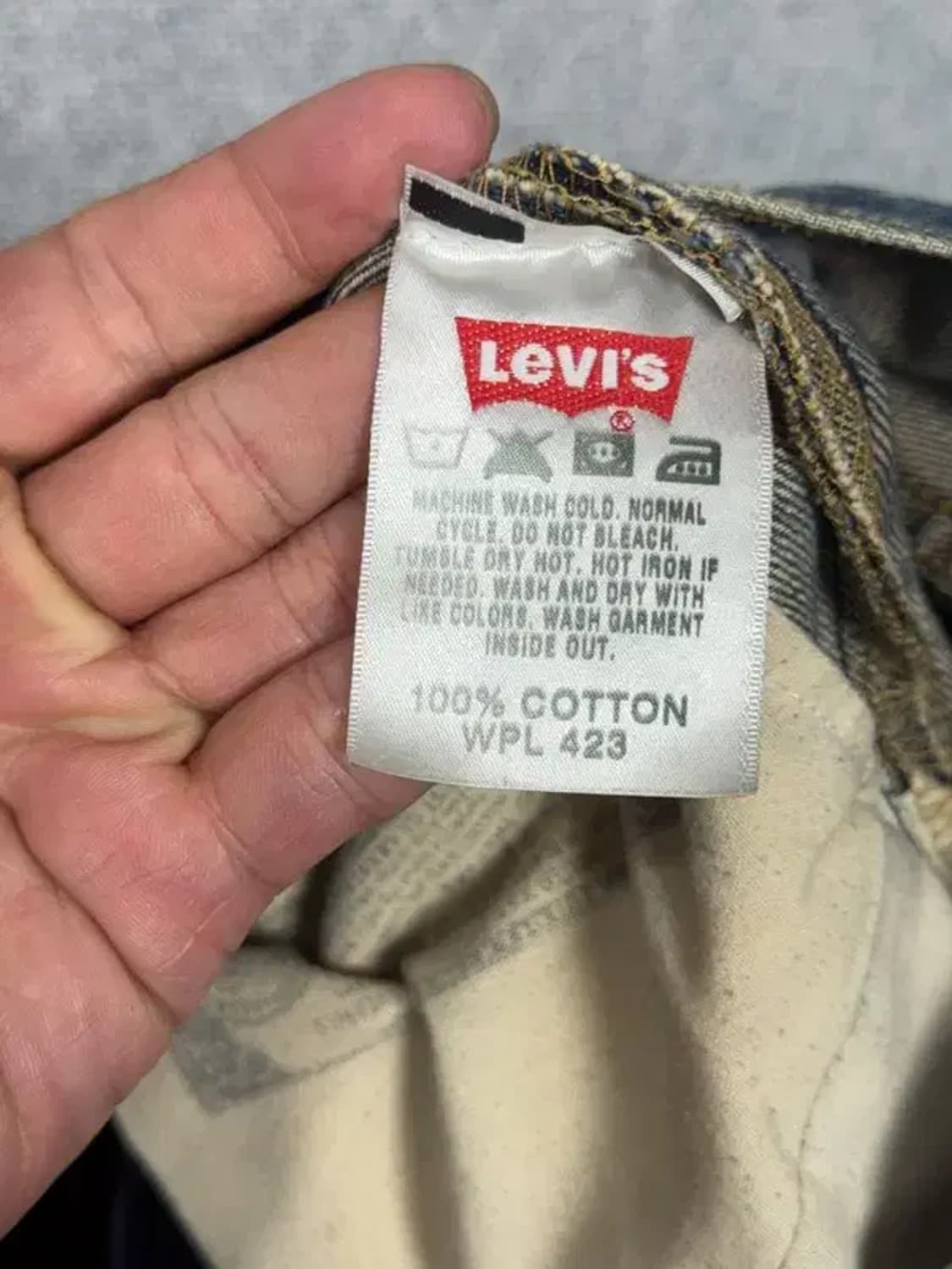 리바이스 501 Y2K 빈티지 워싱 청바지 32 상품이미지7