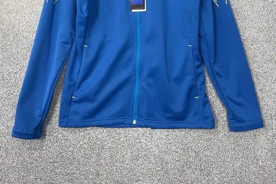 [새상품]미즈노 블루 기능성 집업 저지 2XL 상품이미지4