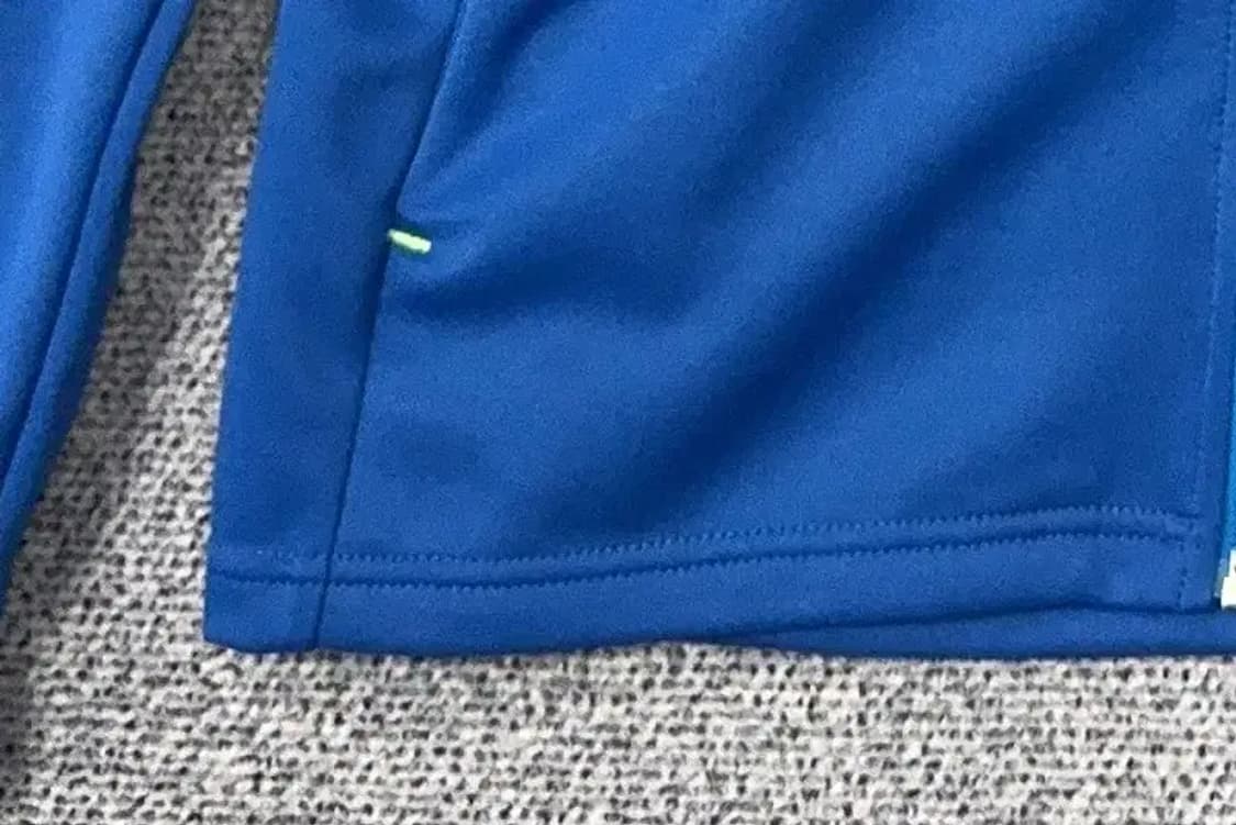 [새상품]미즈노 블루 기능성 집업 저지 2XL 상품이미지6