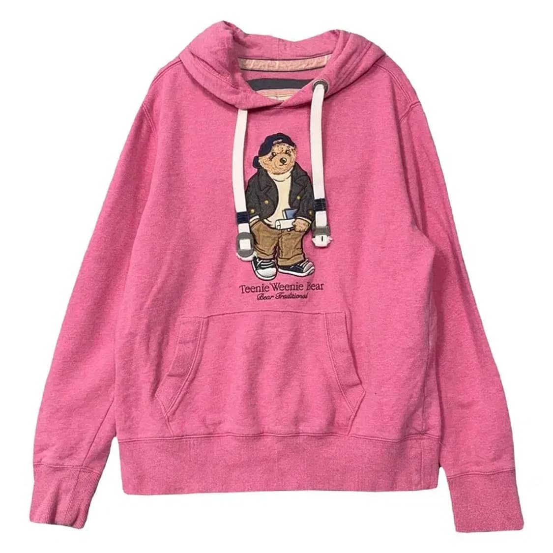 티니위니 빈티지 베어 로고 핑크 후드티 M 상품이미지1