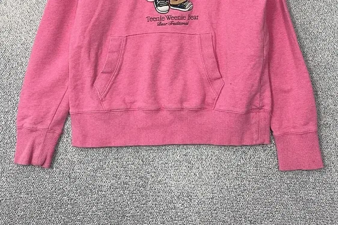 티니위니 빈티지 베어 로고 핑크 후드티 M 상품이미지4