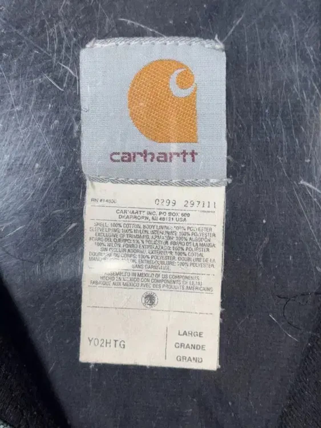 칼하트 블루 산타페 빈티지 덱자켓 LARGE 상품이미지7