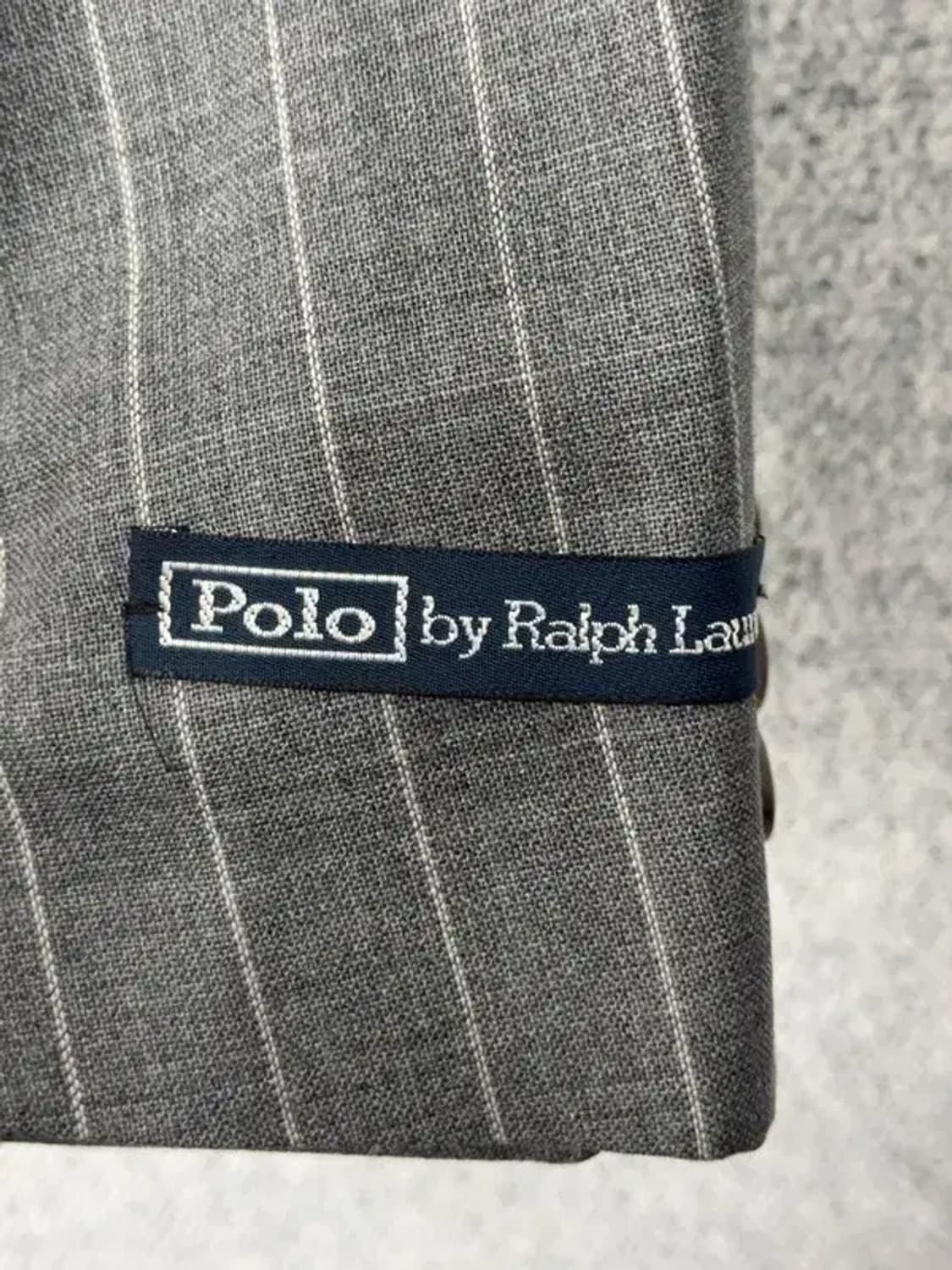 [새상품]폴로 스트라이프 그레이 정장 블레이저 100 상품이미지7