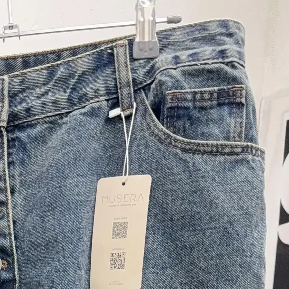 올단추 옐로우워싱 개큰바지 XL 상품이미지7