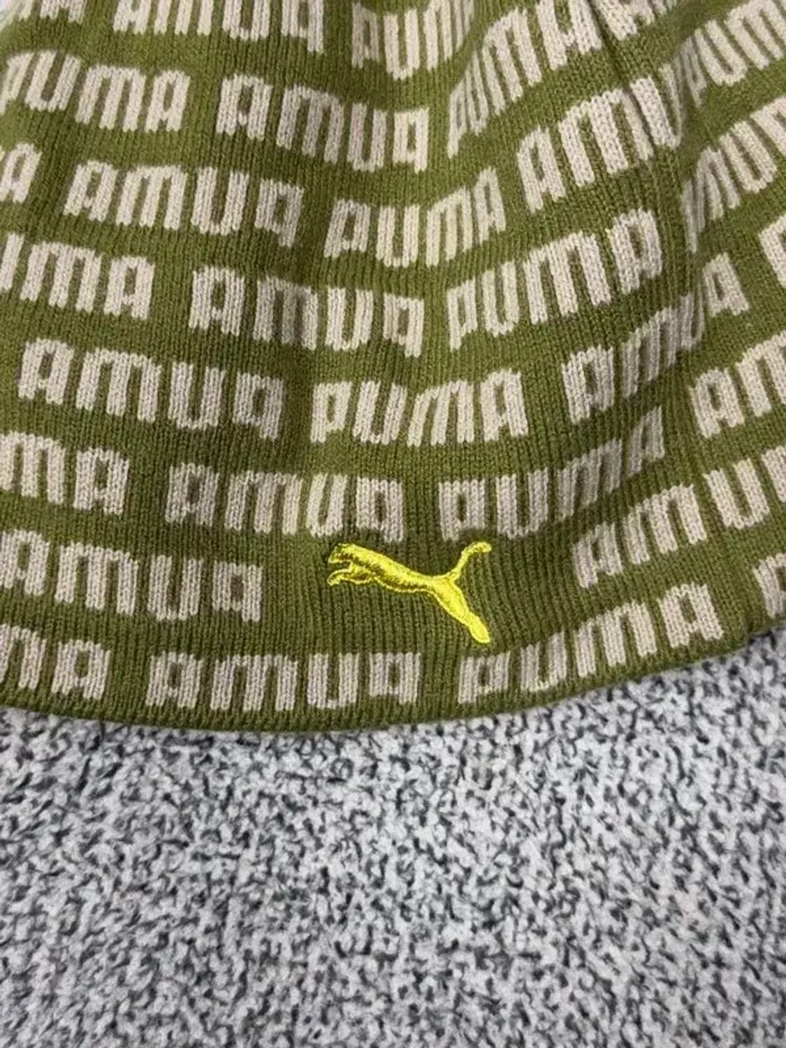 푸마 Y2K 프린팅 카키 비니 FREE 상품이미지4