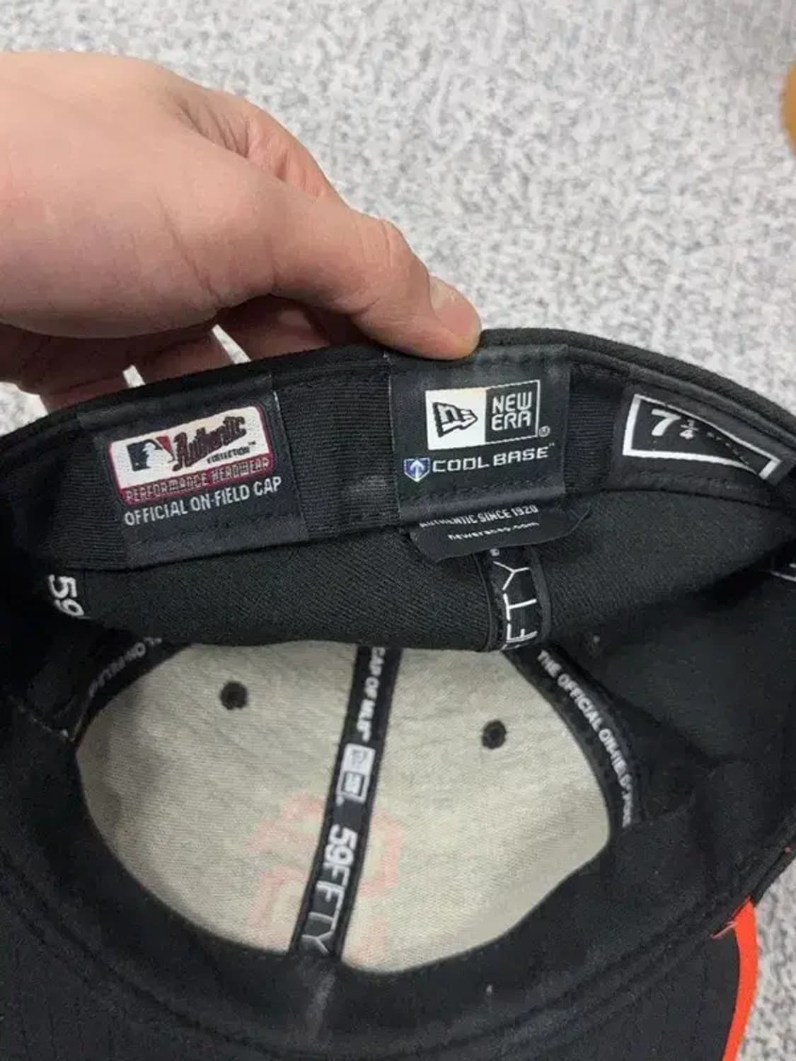 뉴에라 59 피프티 샌프란시스코 블랙 스냅백 7 1/4 상품이미지4