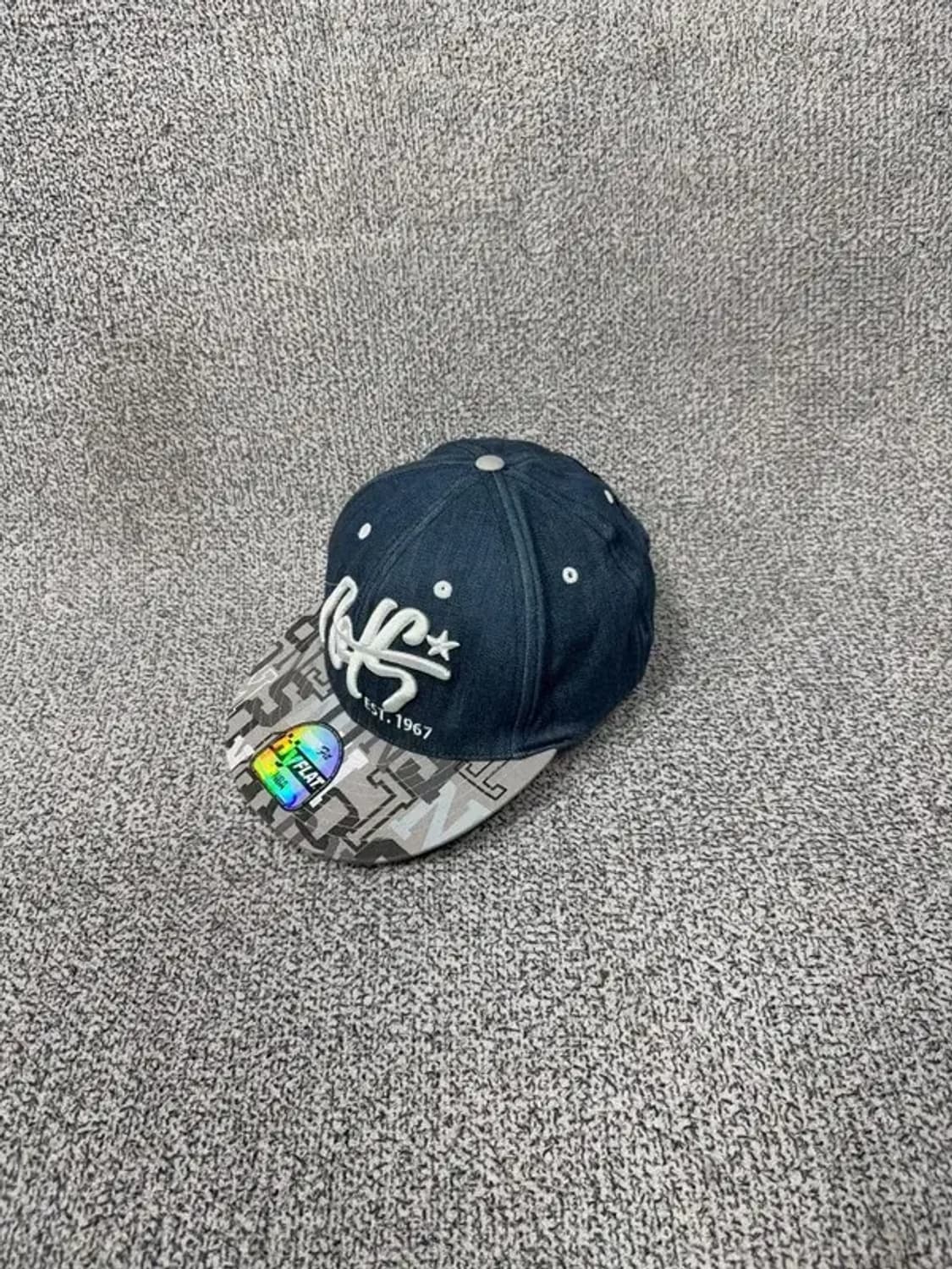 엔비에이 자수 네이비 스냅백 F 상품이미지3