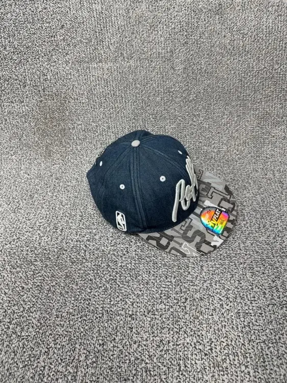 엔비에이 자수 네이비 스냅백 F 상품이미지4