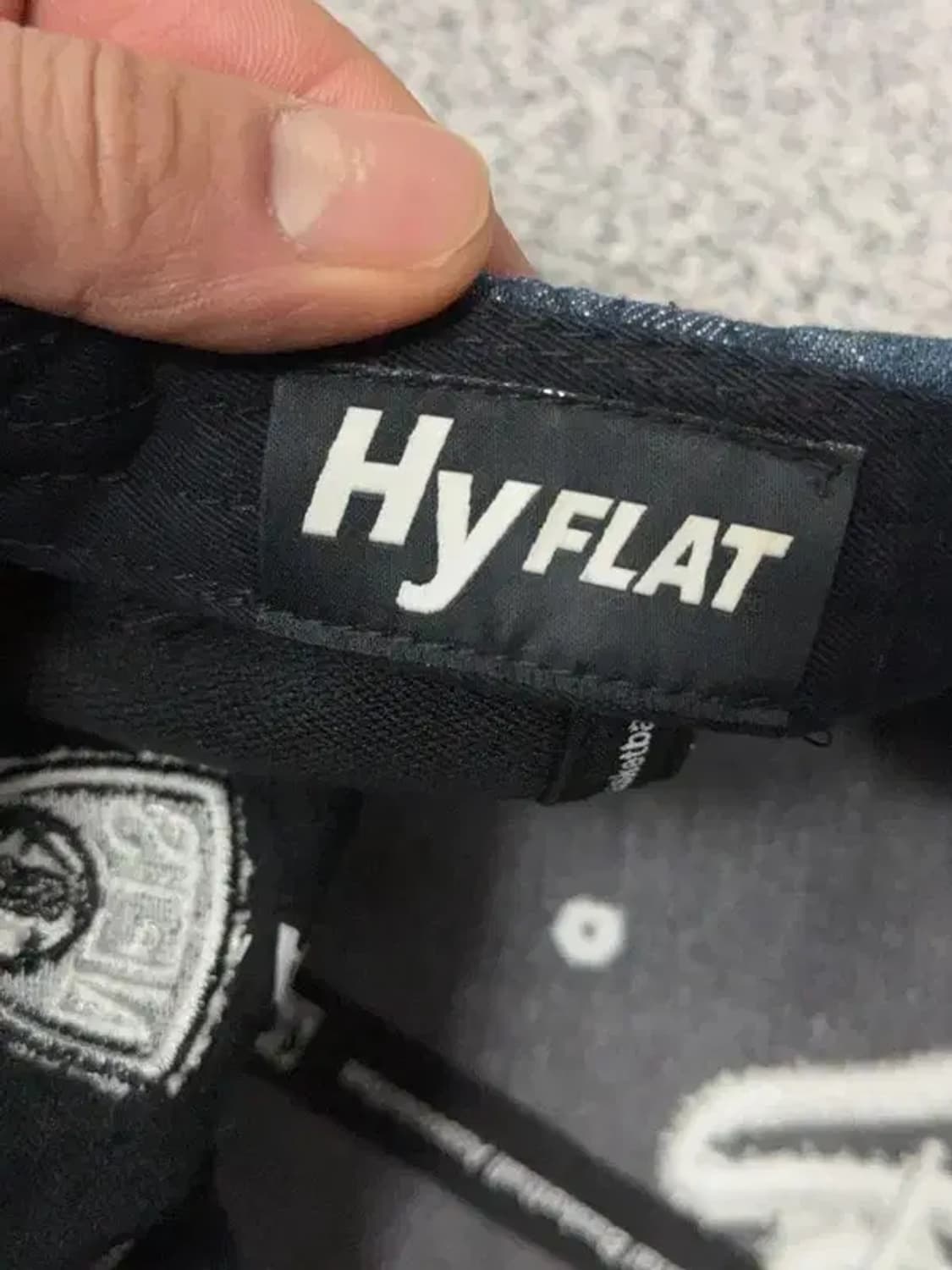 엔비에이 자수 네이비 스냅백 F 상품이미지7