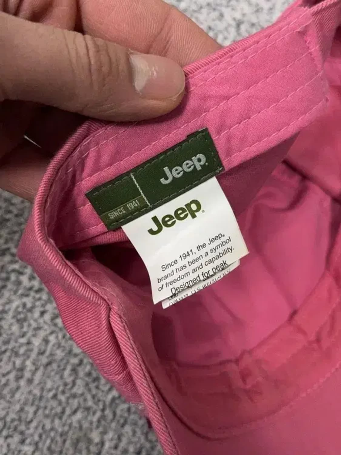 지프 자수 로고 Y2K 볼캡 F 상품이미지6