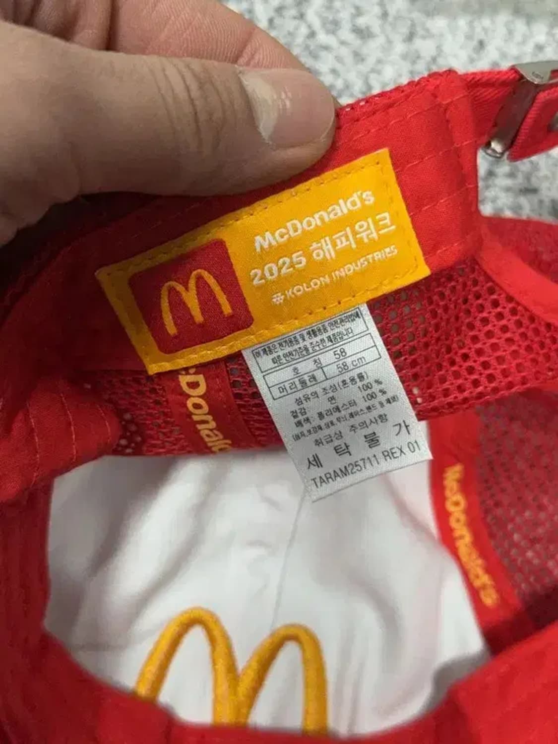 맥도날드 로고 볼캡 상품이미지6