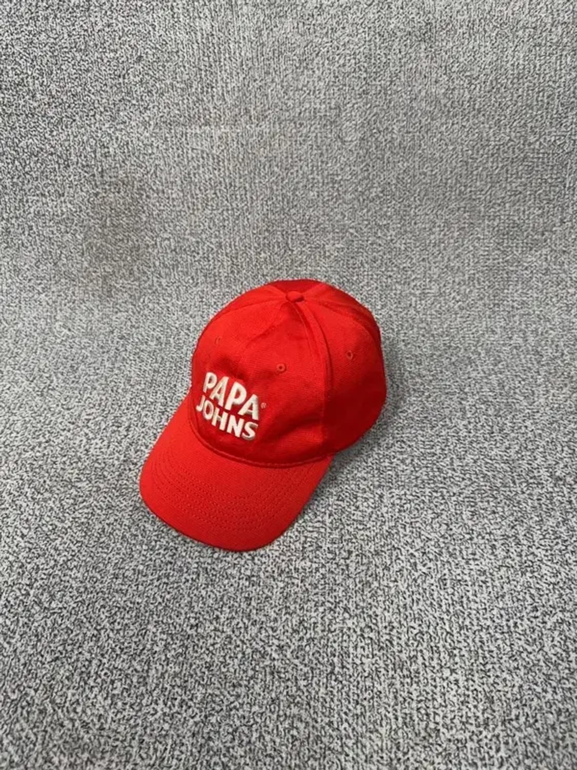 파파존스 빈티지 자수 레드 볼캡 F 상품이미지3