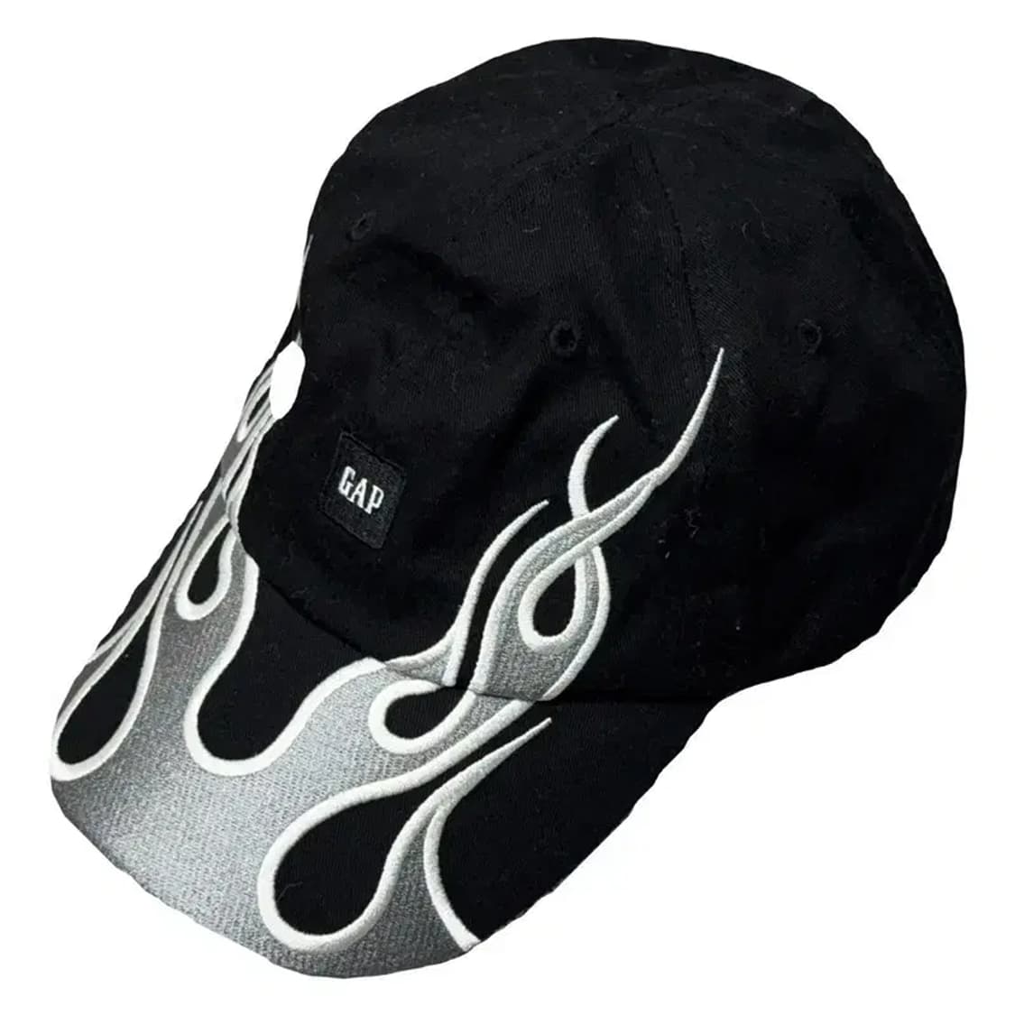 갭 불꽃 프린팅 블랙 볼캡 F 상품이미지2