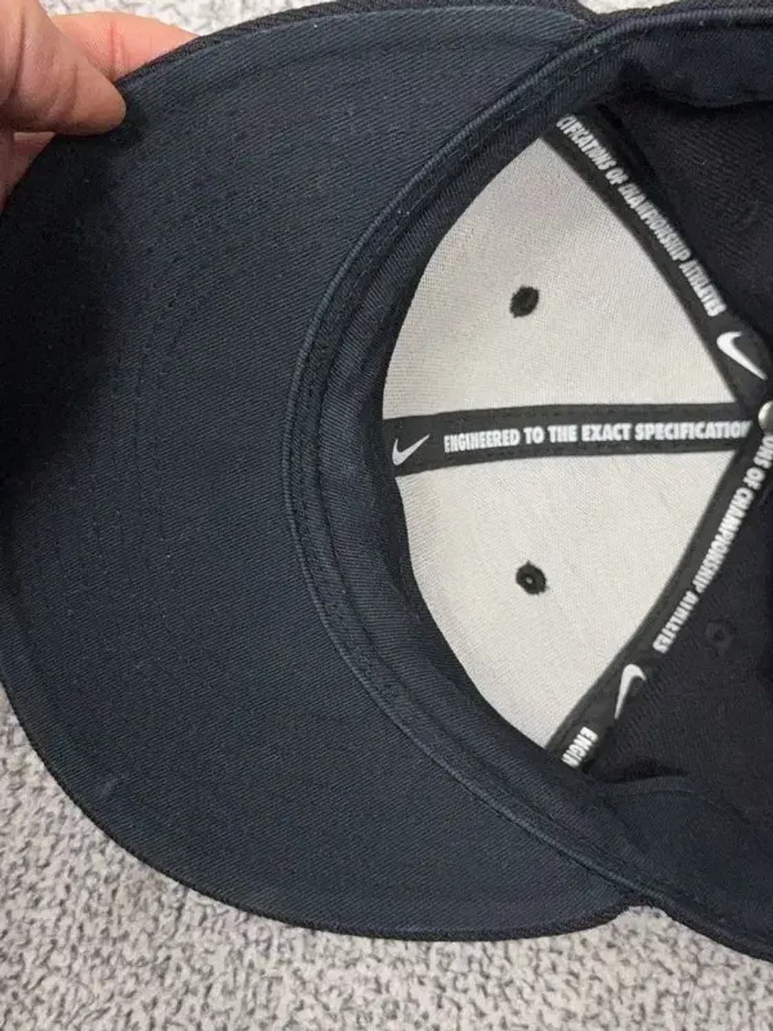 나이키 자수 로고 블랙 스냅백 상품이미지5
