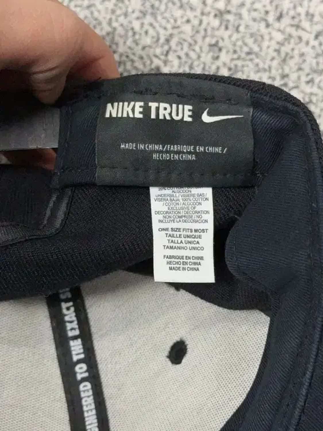 나이키 자수 로고 블랙 스냅백 상품이미지6