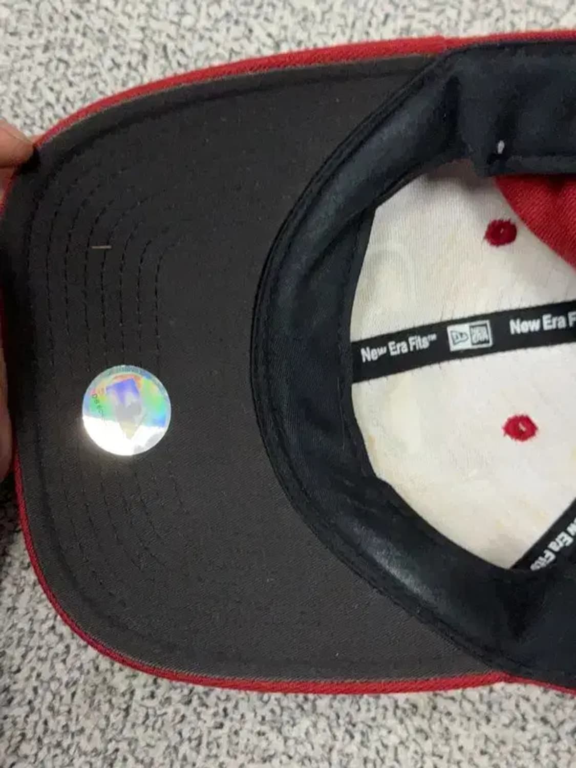 뉴에라 자수 로고 버건디 볼캡 F 상품이미지5