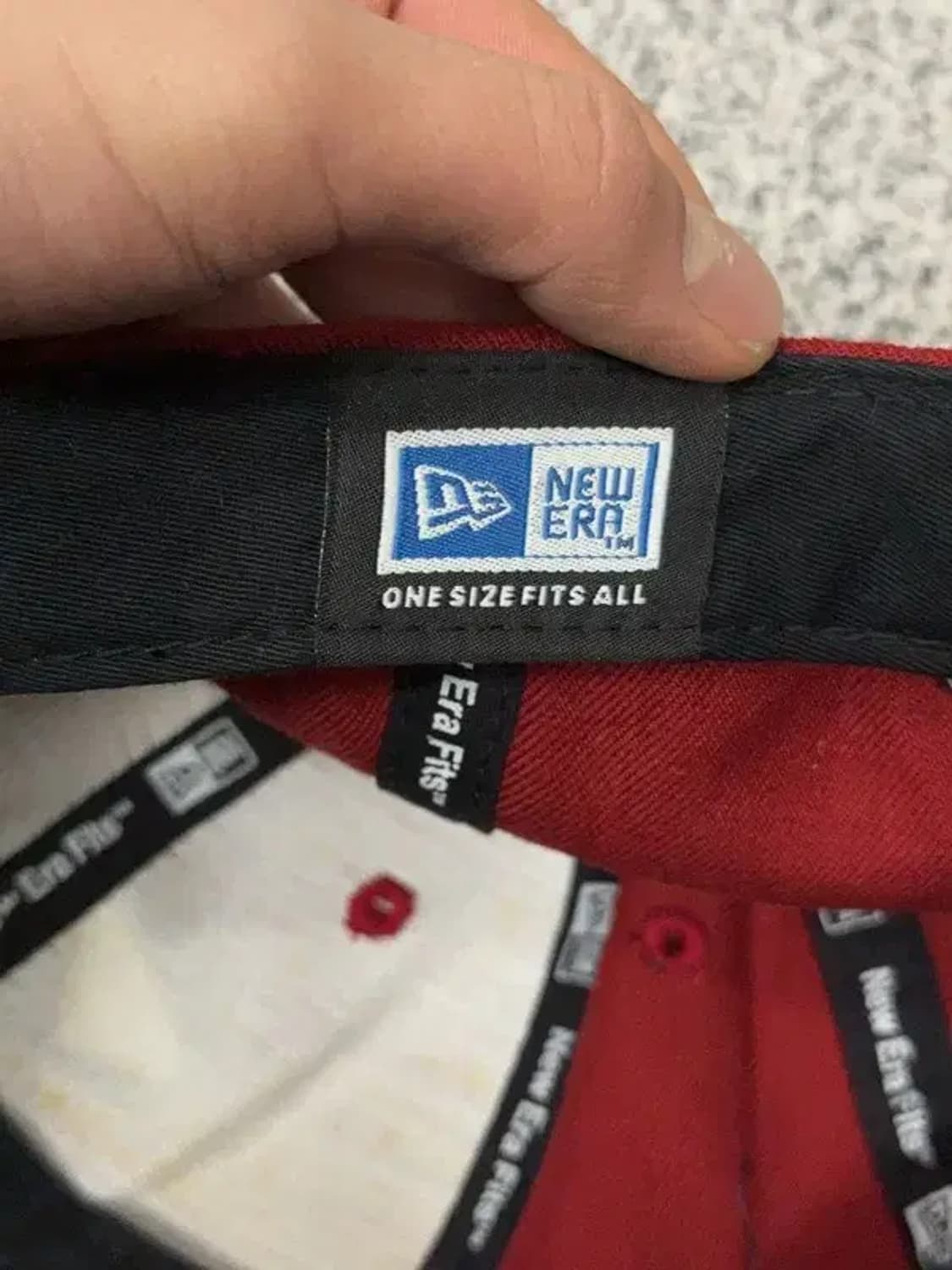 뉴에라 자수 로고 버건디 볼캡 F 상품이미지6