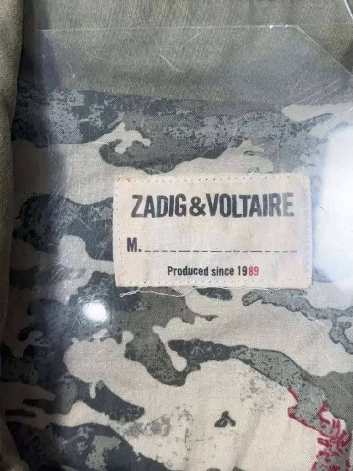 쟈딕 앤 볼테르 카키 쿼드포켓 빈티지 필드 자켓 M 상품이미지7