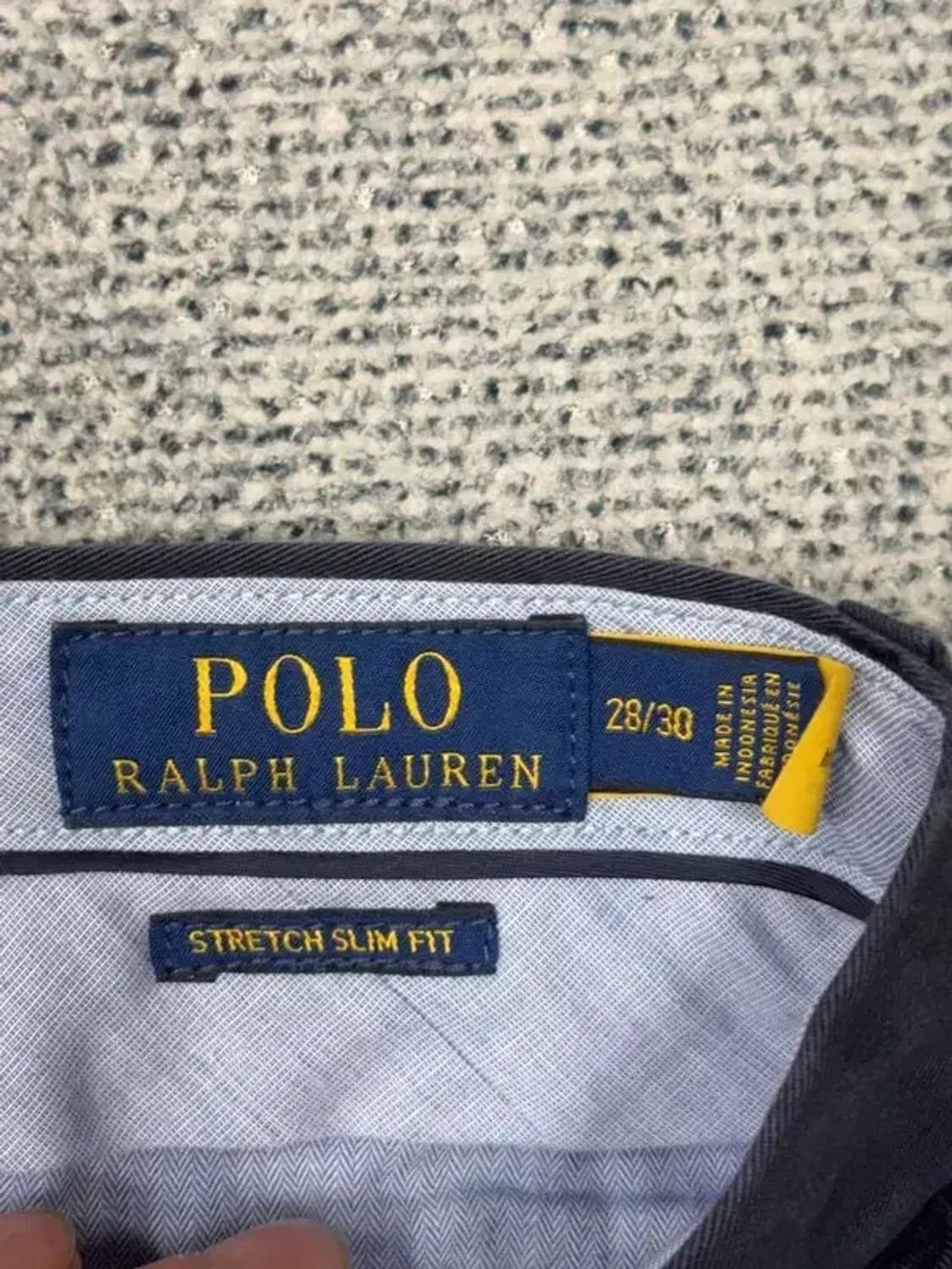 폴로 신형 큐알 네이비 치노 팬츠 28 30 상품이미지6