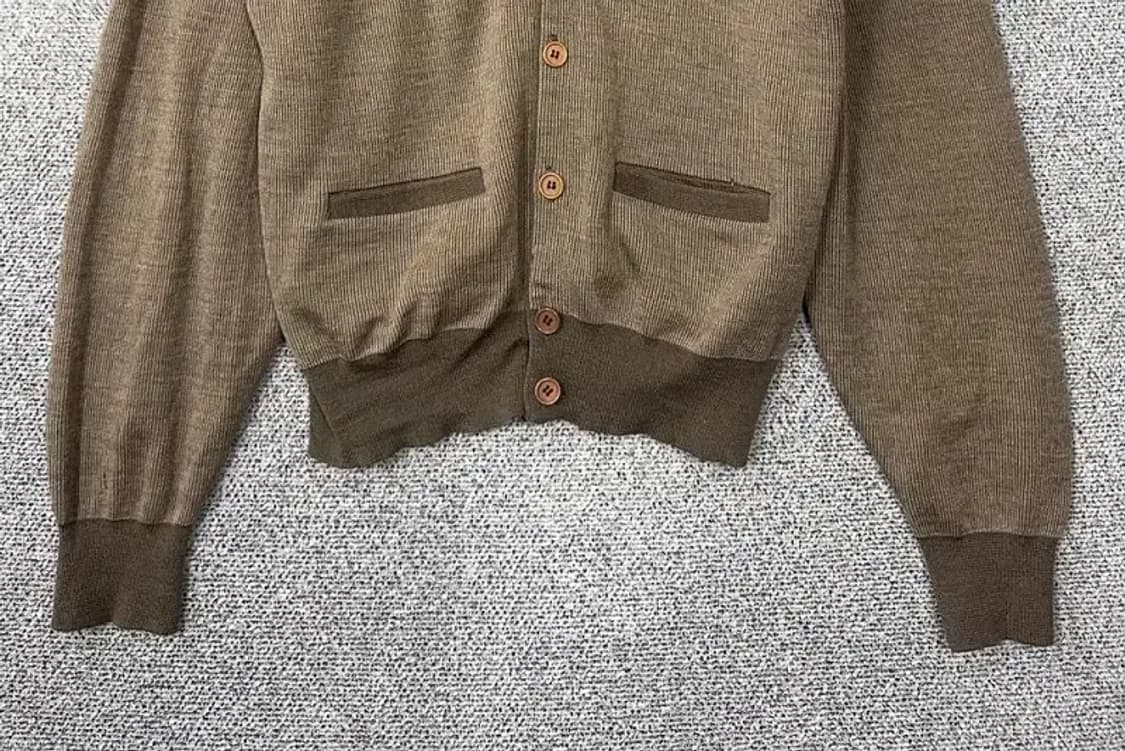 입생로랑 브라운 로고 니트 가디건 100 상품이미지4