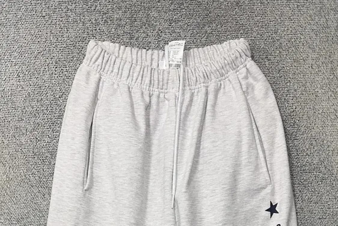 아카이브 볼드 프린팅 라이트 그레이 운동바지 M 상품이미지3