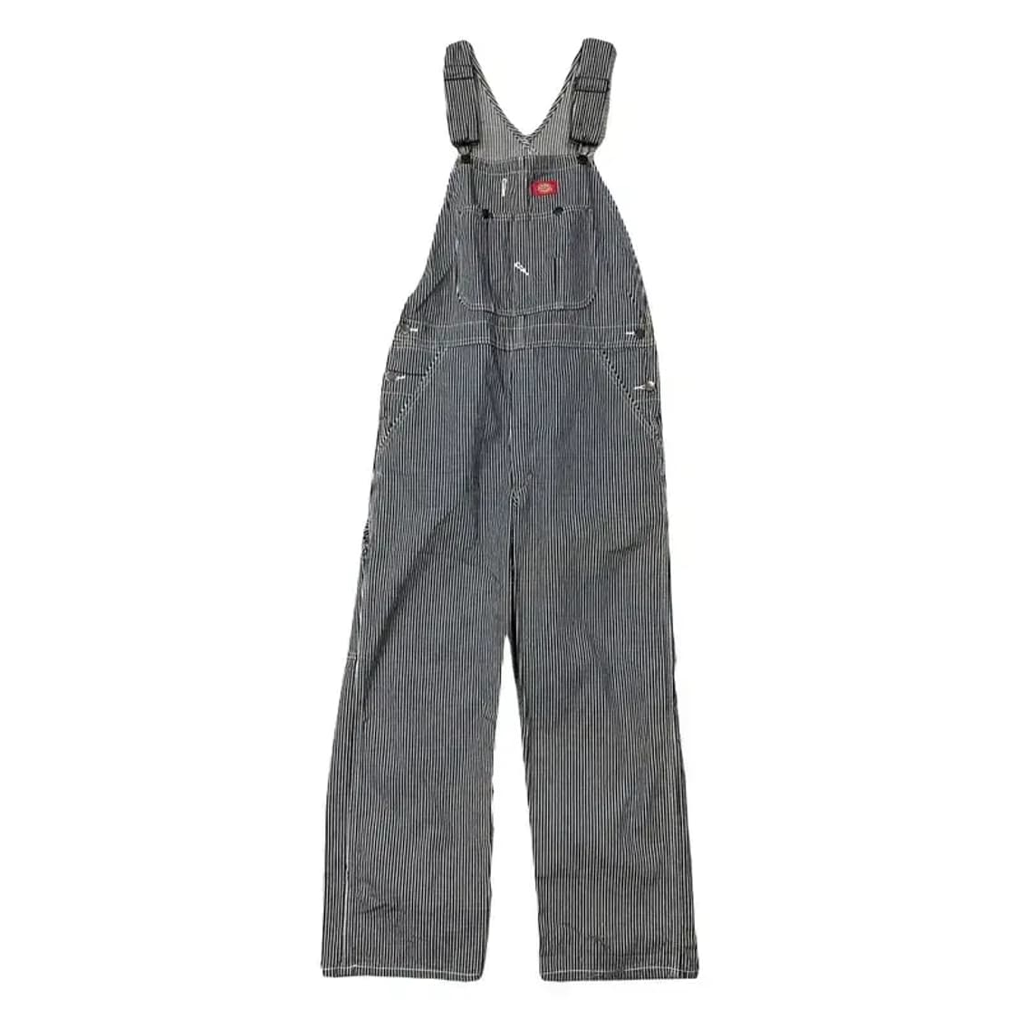 디키즈 스트라이프 블루 워크 데님 점프수트 30 상품이미지1