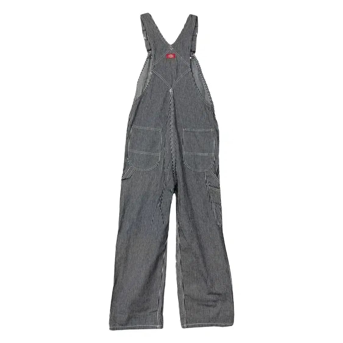 디키즈 스트라이프 블루 워크 데님 점프수트 30 상품이미지2