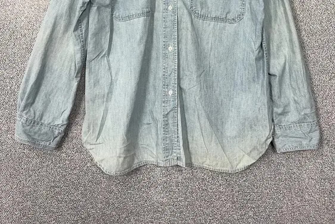 로렌 랄프로렌 연청 데님 오버핏 셔츠 XL 상품이미지4