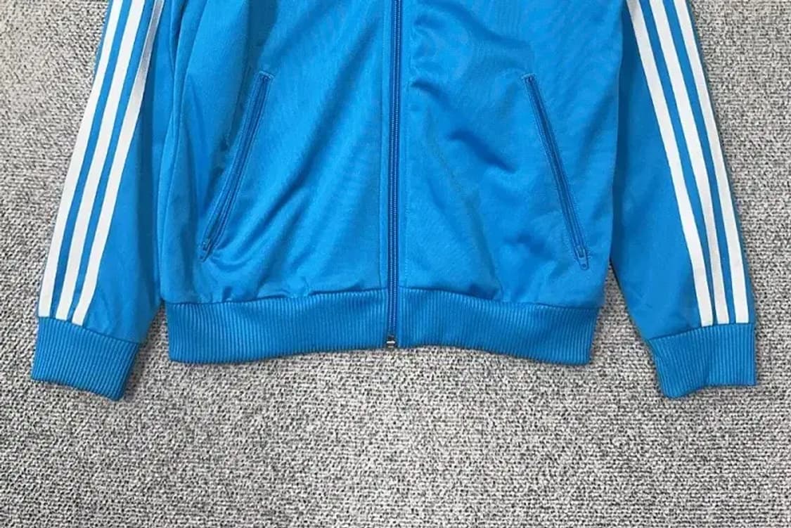 아디다스 블루 파이어버드 트랙탑 집업 저지 M 상품이미지4
