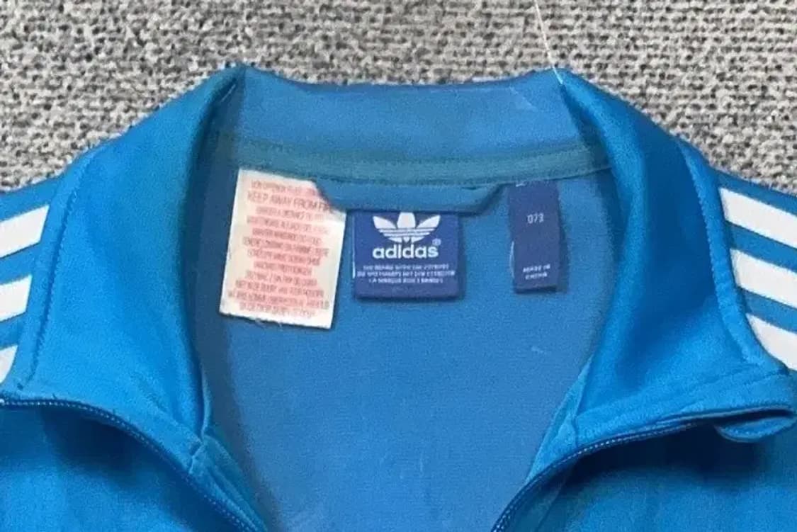 아디다스 블루 파이어버드 트랙탑 집업 저지 M 상품이미지5