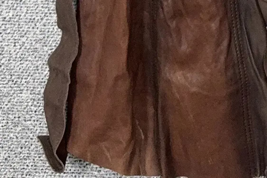 빈티지 양가죽 브라운 벨티드 트렌치 코트 88-97-160 (66) 상품이미지6