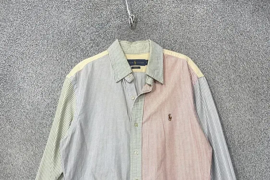 폴로 랄프로렌 빈티지 스트라이프 멀티컬러 셔츠 M 상품이미지3