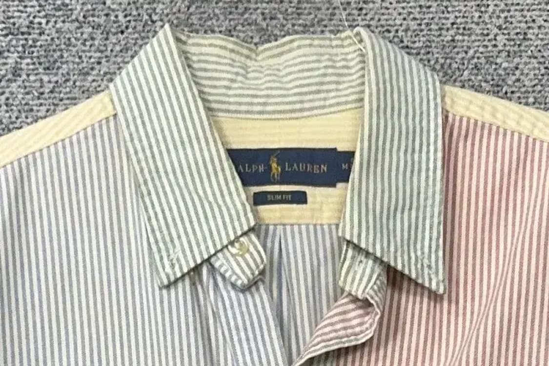 폴로 랄프로렌 빈티지 스트라이프 멀티컬러 셔츠 M 상품이미지5