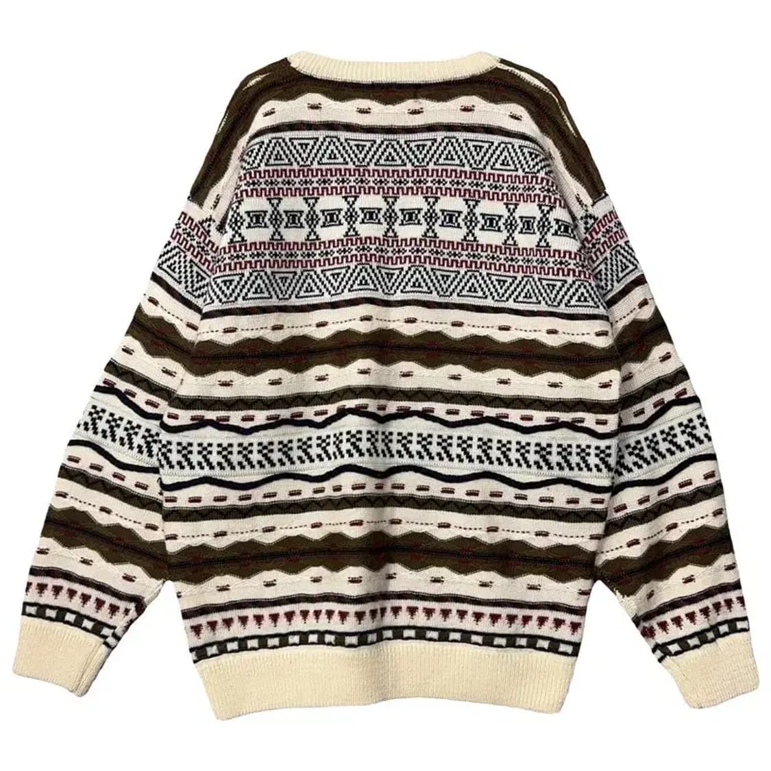 재팬 빈티지 패턴 오버 사이즈 니트 XL 상품이미지2