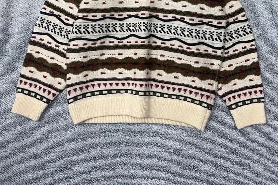 재팬 빈티지 패턴 오버 사이즈 니트 XL 상품이미지4