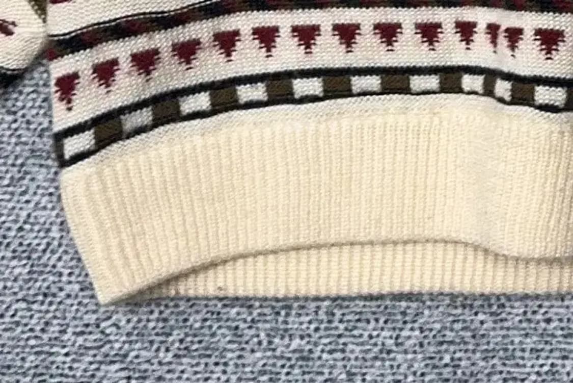 재팬 빈티지 패턴 오버 사이즈 니트 XL 상품이미지5