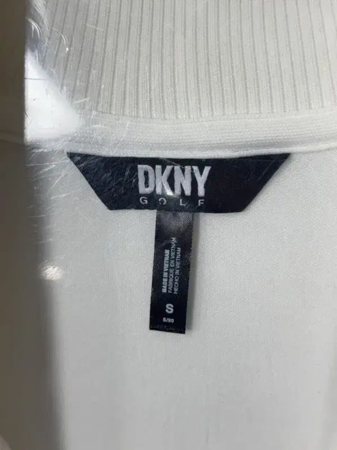 DKNY 화이트 로고 트랙탑 집업 S 상품이미지6