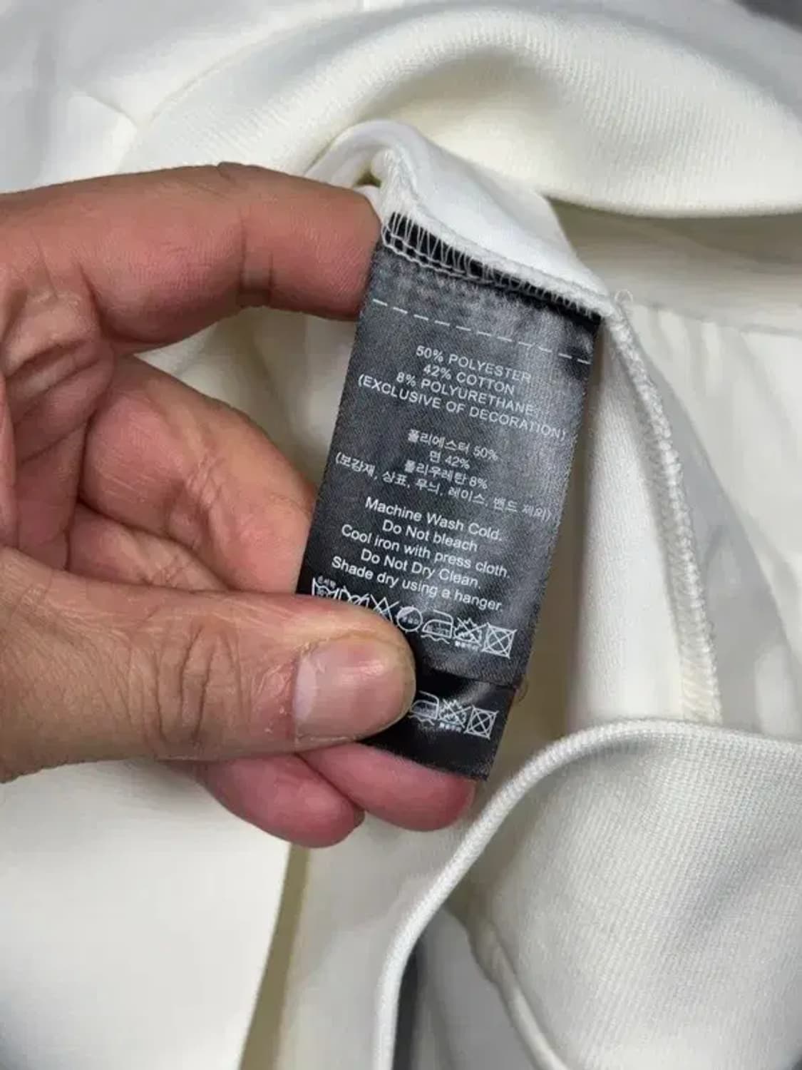 DKNY 화이트 로고 트랙탑 집업 S 상품이미지7