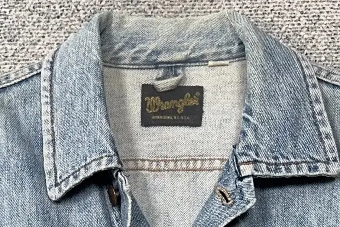 랭글러 돌청 빈티지 가죽 자켓 M 상품이미지5