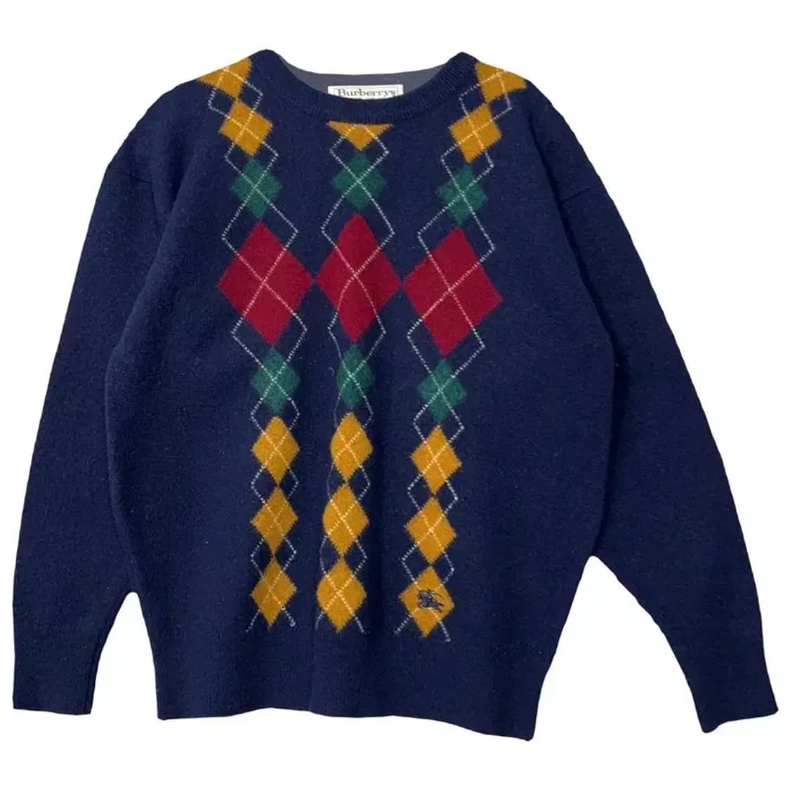 버버리 아가일 패턴 울 니트 100 상품이미지1