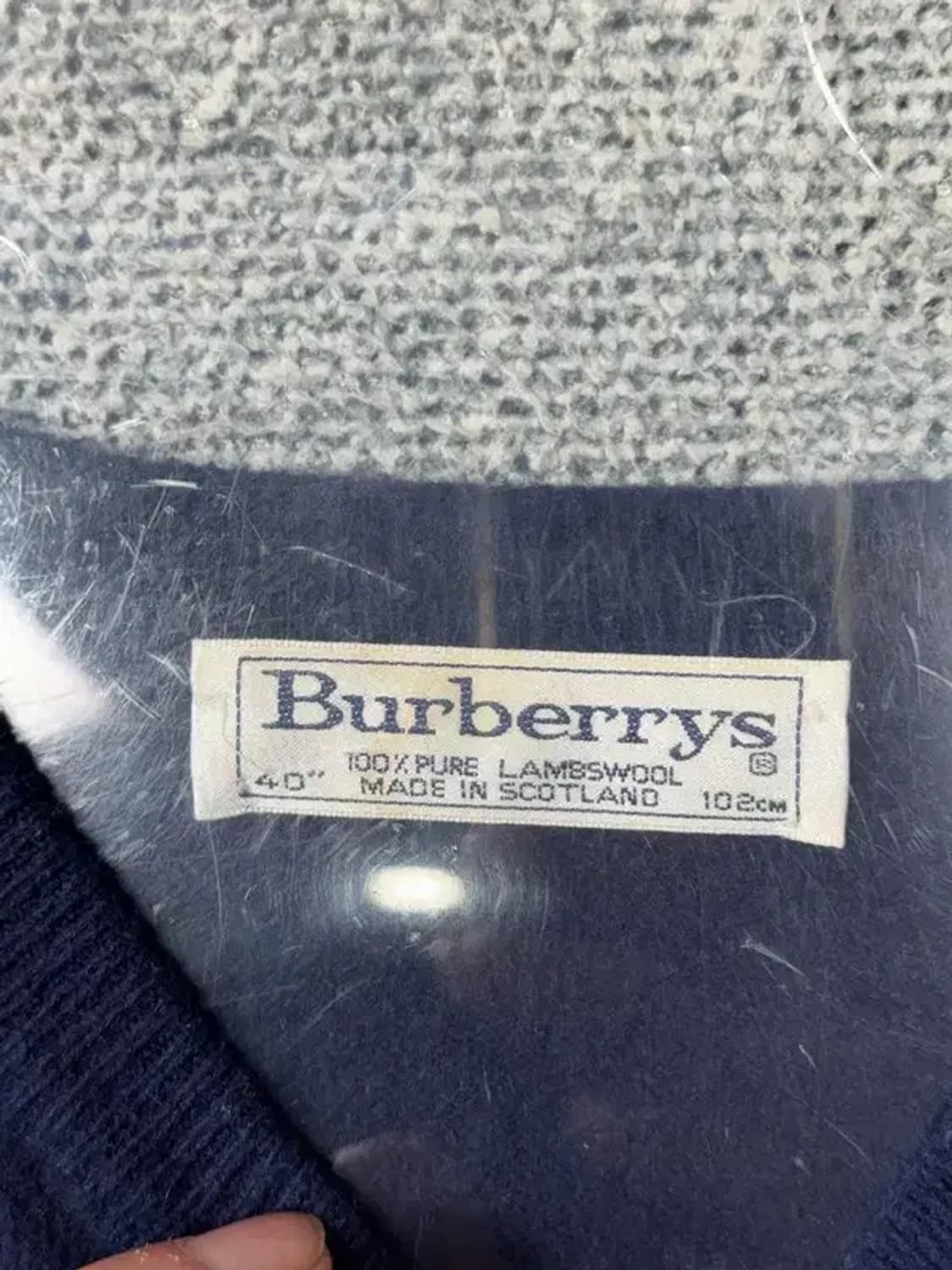 버버리 아가일 패턴 울 니트 100 상품이미지6